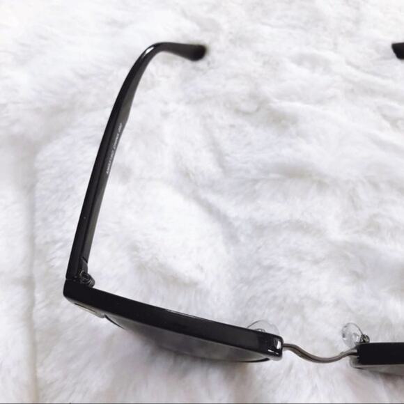 Harris Black Horn Rimmed Sunglasses - Picture 6 of 8